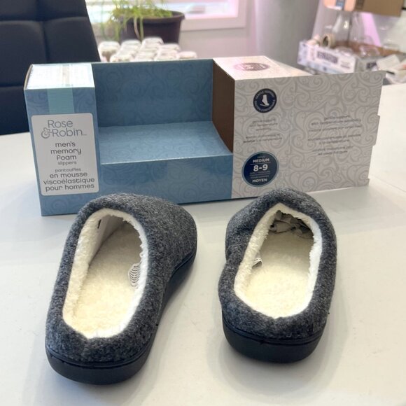 Brand New Men's Memory Foam Slippers Size 8 to 9! - Picture 3 of 16